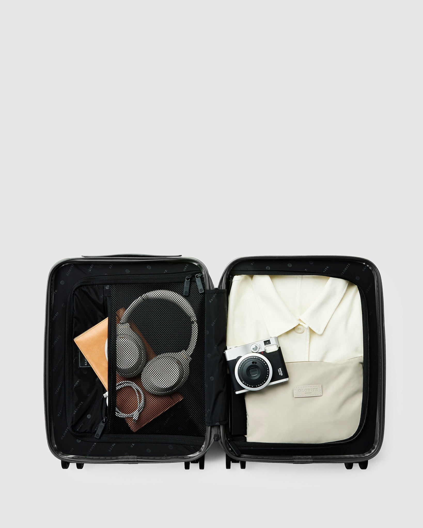 Underseat Carry On Suitcase - Caviar - Globite