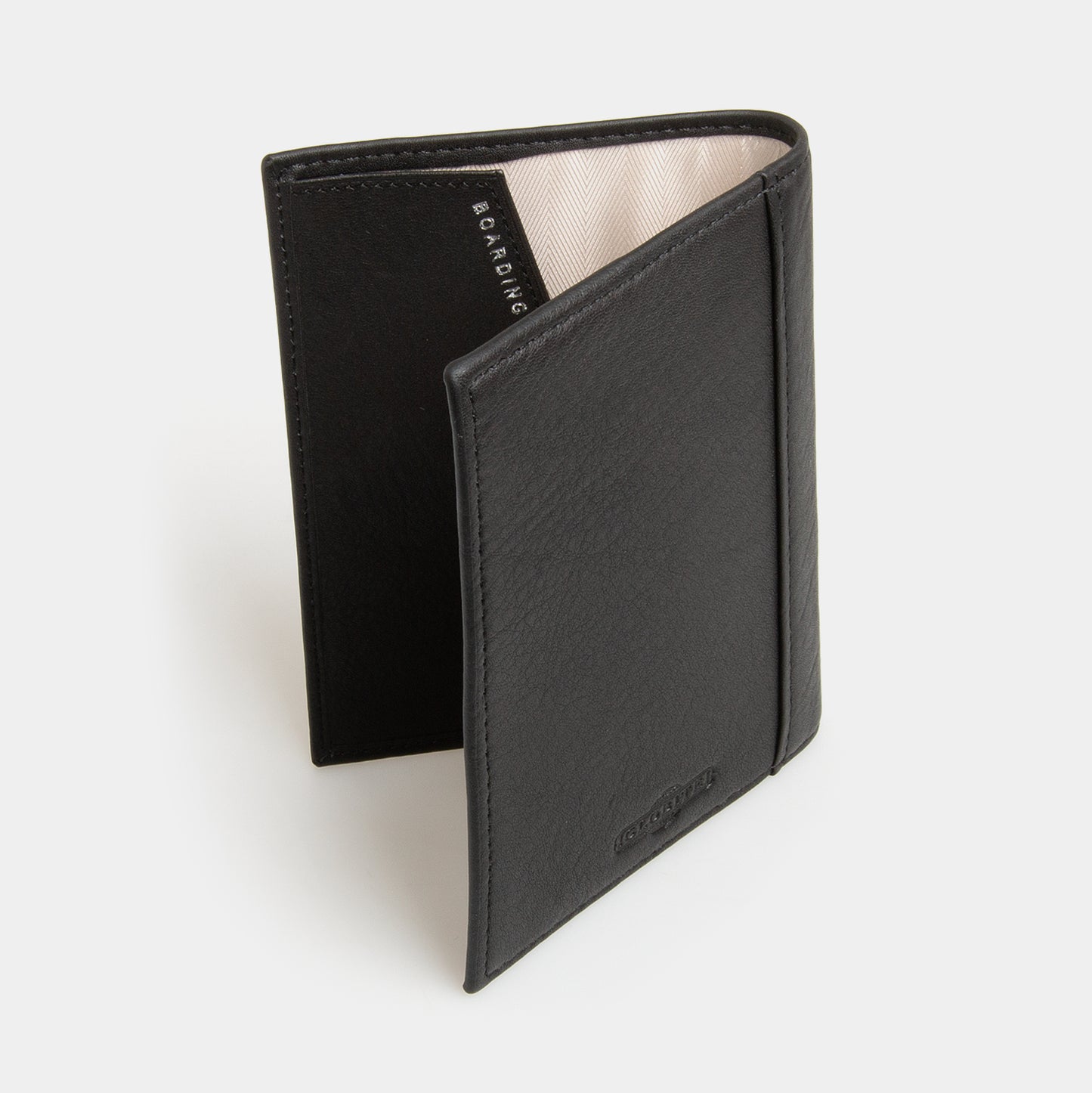 RFID Leather Passport Holder - Carbon Ink - globite
