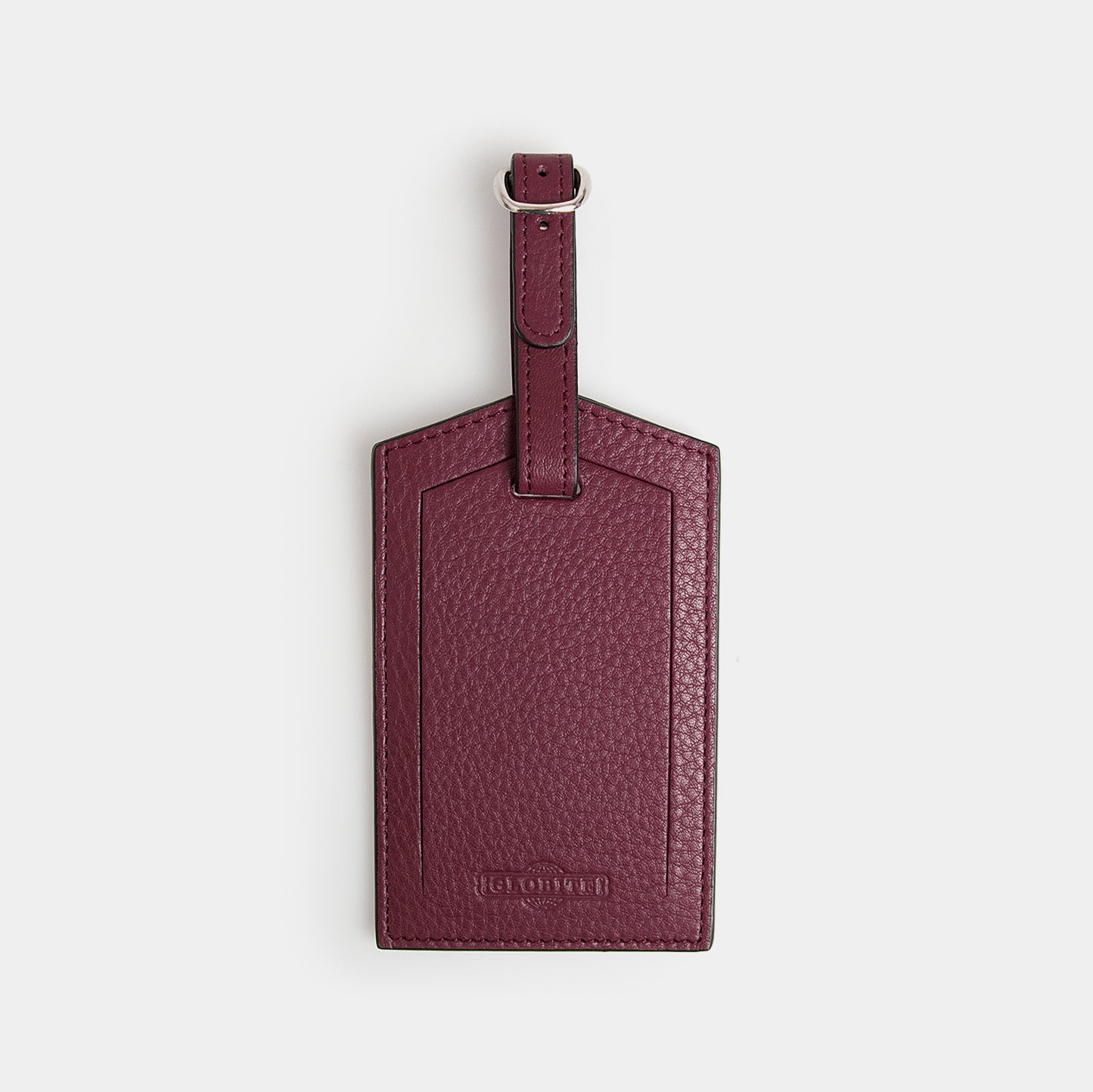 Leather Luggage Tag - Barossa Mulberry - globite