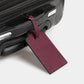 Leather Luggage Tag - Barossa Mulberry - globite
