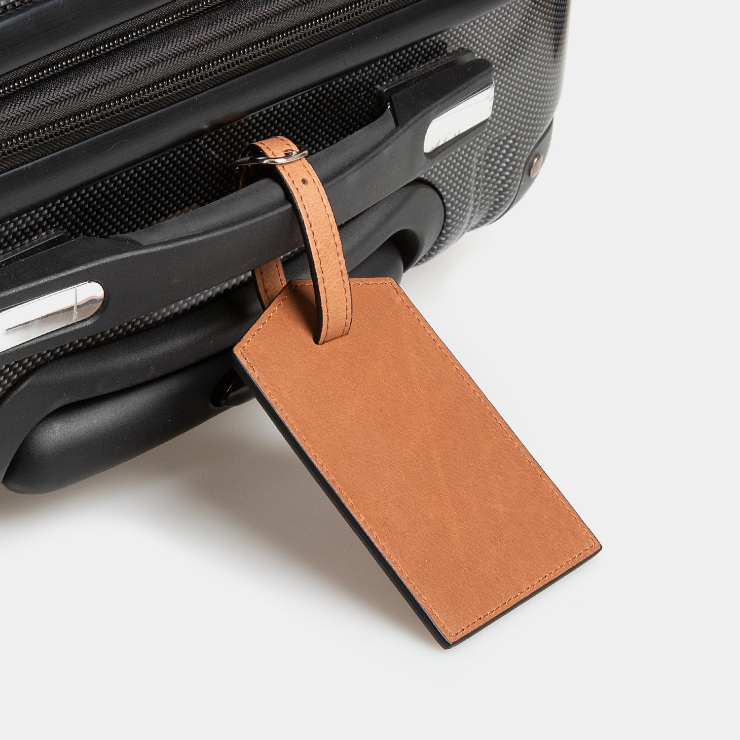 Leather Luggage Tag - Flinders Tan - globite